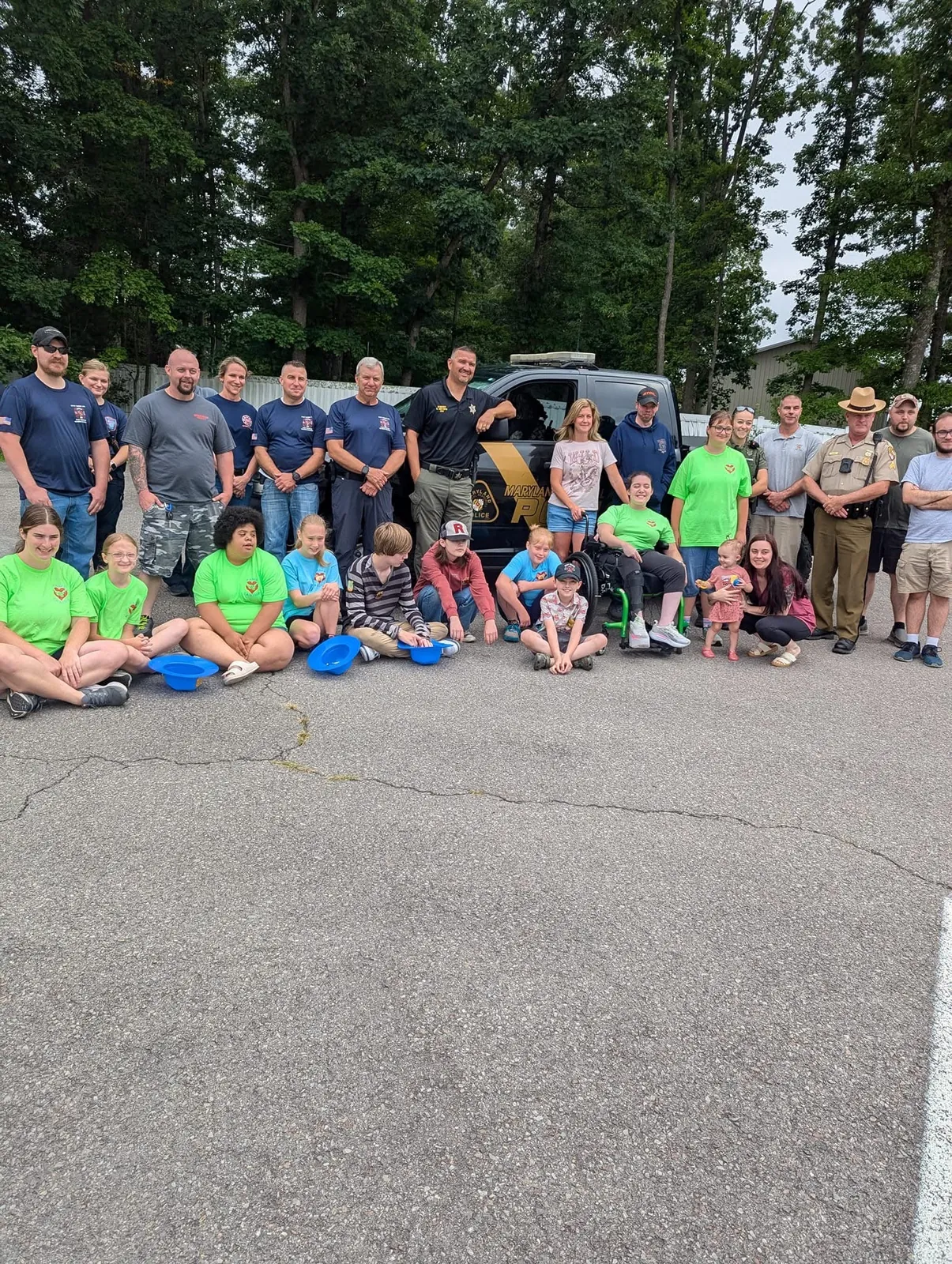 Camp Caring Summer Camp 2026 — campers and volunteers enjoying activities in Garrett County, Maryland